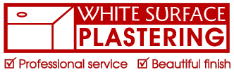 white surface plastering